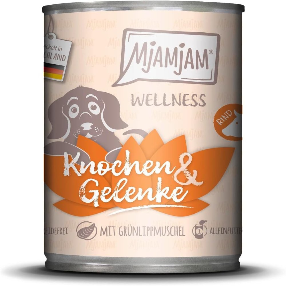 MjAMjAM - Premium Wet Dog Food - Wellness - Bones & Joints - Beef, 400g