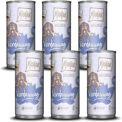 MjAMjAM - Premium Wet Dog Food - Wellness - Digestion - Turkey, 6 Pack (6x400g), Grain-Free