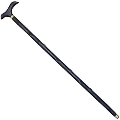 ALDDPWE 88 cm Classic Sandalwood Walking Cane for Seniors