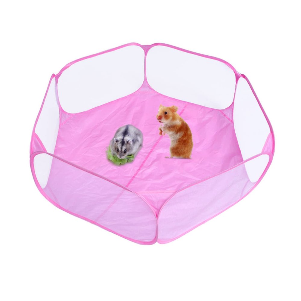 Foldable Pink Hamster Play Tent