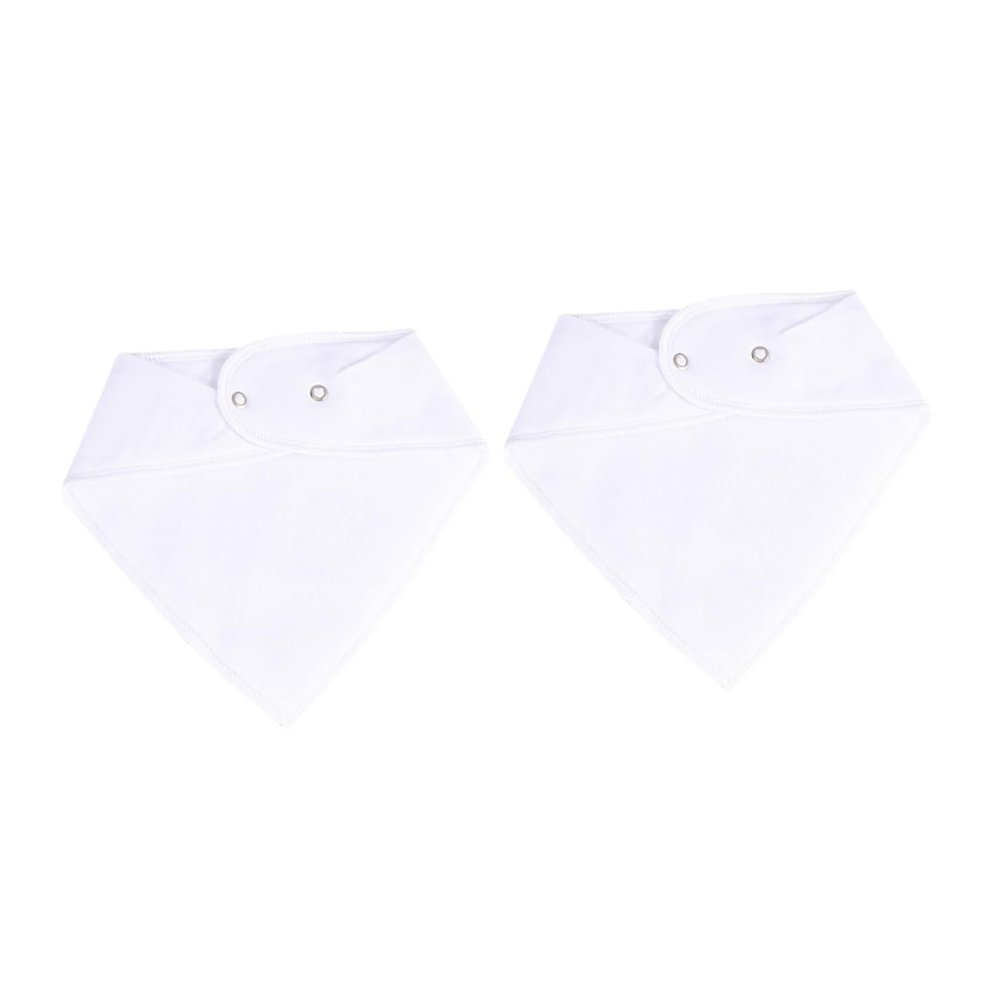 KOMBIUDA 3-Piece White Cotton Cloth Set for Boys and Girls