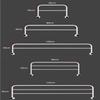 zjsm Adjustable Bed Rail for Older Adults, Clip-On Safety Rail with Grab Handle, Black, 80 x 40 cm view 2