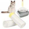 Adiwo Cat Litter Box Liners, 20-Pack with Drawstrings, 94 x 45.7 cm view 1