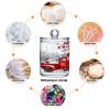 JUMBEAR Q-Tip Apothecary Jars with Christmas Red Truck Design, 4-Pack view 4