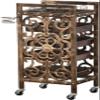 GQQDDD Retro Salon Trolley with 4 Pull-Out Gold Drawers, 90 × 33 × 37 cm, Color A view 1
