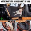 Dog Car Seat Cover with Hard Base and Mesh Window view 3