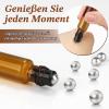 MELLIEX 15-Piece Roll-On Glass Bottles for Essential Oils, 5/10 mL Amber Bottles with Stainless Steel Roller Balls view 4