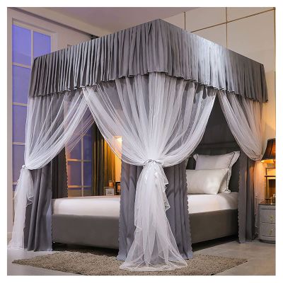Princess Bed Canopy with Stand, King Size, Mosquito Net Curtains, 1.5 x 2 m, Color B