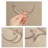 Crescent Moon Hair Stick for Buns with White Pearl view 4