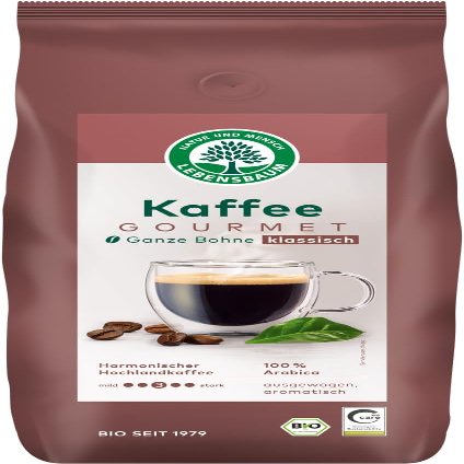 Gourmet Coffee, Classic, Whole Bean, 12 x 1000 g