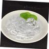 Artificial Resin Ice Cubes, 50 Pieces, Crystal Clear, Cube-Shaped, 30 view 4
