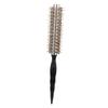 TOVINANNA Lightweight Wooden Round Brush with Natural Bristles and Aluminum Handle view 1