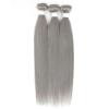 18-Inch Silver Brazilian Remy Human Hair Bundles with 13x4 Frontal and Closure view 1