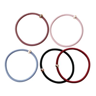 Elastic Hair Ties for Girls and Women, Blue