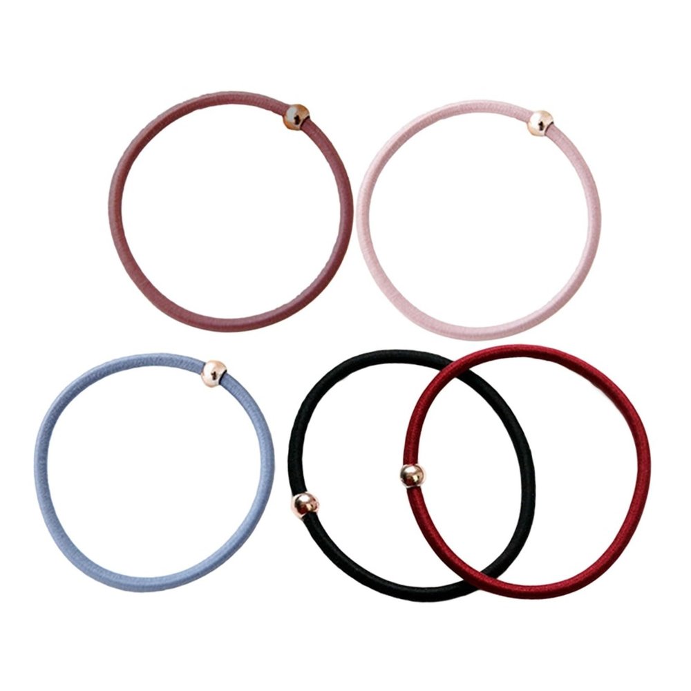 Elastic Hair Ties for Girls and Women, Blue