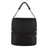 HOMSFOU Black Neoprene Protective Case for Wireless Speakers with Carry Handle and Accessory Compartments view 1