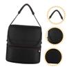 HOMSFOU Black Neoprene Protective Case for Wireless Speakers with Carry Handle and Accessory Compartments view 3
