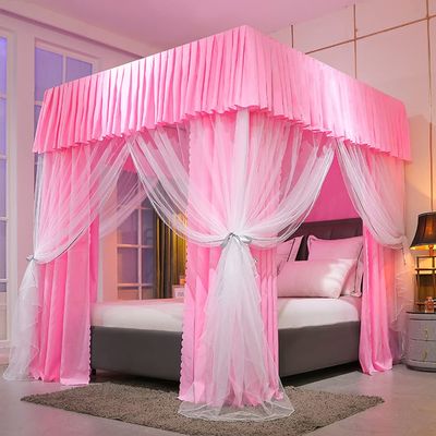 Princess Bed Canopy with Mosquito Net for Double, Queen, and King Beds