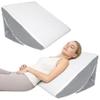 INFANZIA Bed Wedge Pillow, Orthopedic Memory Foam Triangle Pillow for Sleep Apnea, Acid Reflux and Leg Elevation view 1