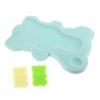ibasenice Baby Bath Sponge Mat, Soft, Non-Slip, Machine Washable, for Bathing and Changing Newborns and Babies, Random Color view 1
