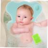 ibasenice Baby Bath Sponge Mat, Soft, Non-Slip, Machine Washable, for Bathing and Changing Newborns and Babies, Random Color view 3