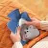 Winter Hot Water Bottle with Soft Manga Cover, 1000 ml view 2