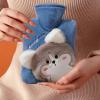 Winter Hot Water Bottle with Soft Manga Cover, 1000 ml view 3