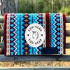 EQUIGEAR Western Show Horse Saddle Pad, New Zealand Wool, Handmade, Sensor Flex (Adjustable), BA51 (36 x 42 in) view 1