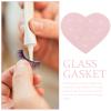 Glass Eyelash Glue Holder with Pink Heart Shape for Salons view 3