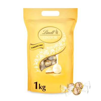 Lindt LINDOR Cheesecake Truffles, 1 kg Bag