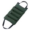 Green Car Seat Back Organizer, Foldable, Polyester Canvas, Large view 1