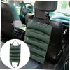 Green Car Seat Back Organizer, Foldable, Polyester Canvas, Large view 3