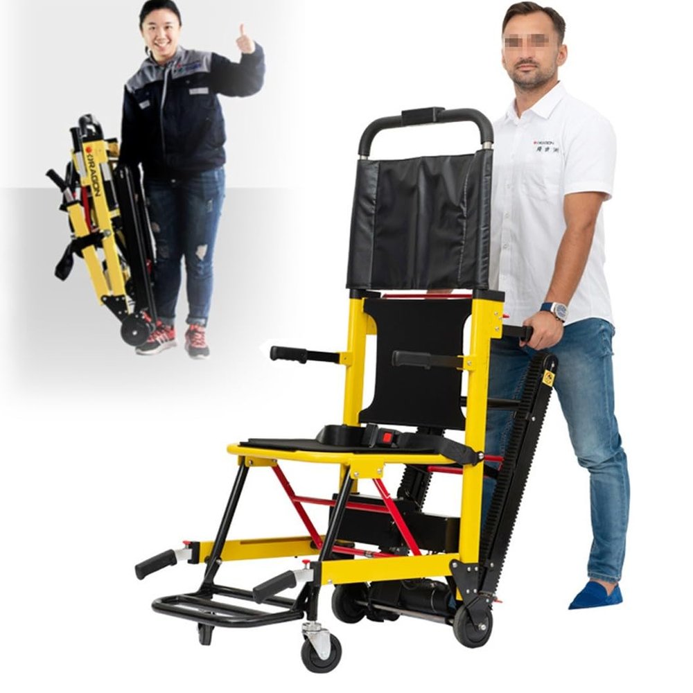 Electric Stair-Climbing Lift Chair for Seniors, 169 kg Capacity