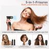 TANSHINE 5-in-1 Foldable Hair Styler, 1000W, Ionic Hair Dryer view 2