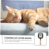 BUGUUYO Black Cat Litter Scoop with Fine Mesh and Aluminum Alloy view 2