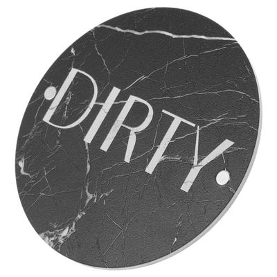 IMIKEYA Double-Sided Dishwasher Clean/Dirty Magnet, Acrylic, Oil-Resistant, Easy to Clean