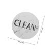 IMIKEYA Double-Sided Dishwasher Clean/Dirty Magnet, Acrylic, Oil-Resistant, Easy to Clean view 2