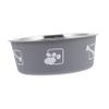 BUGUUYO Round Stainless Steel Pet Bowl with Printed Design view 1