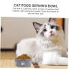 BUGUUYO Round Stainless Steel Pet Bowl with Printed Design view 3