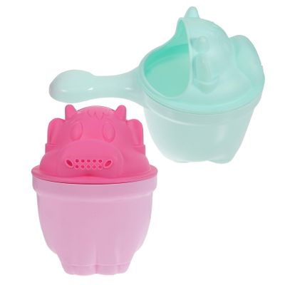2-Count Cartoon Hair-Washing Cups for Children, PP and TPE