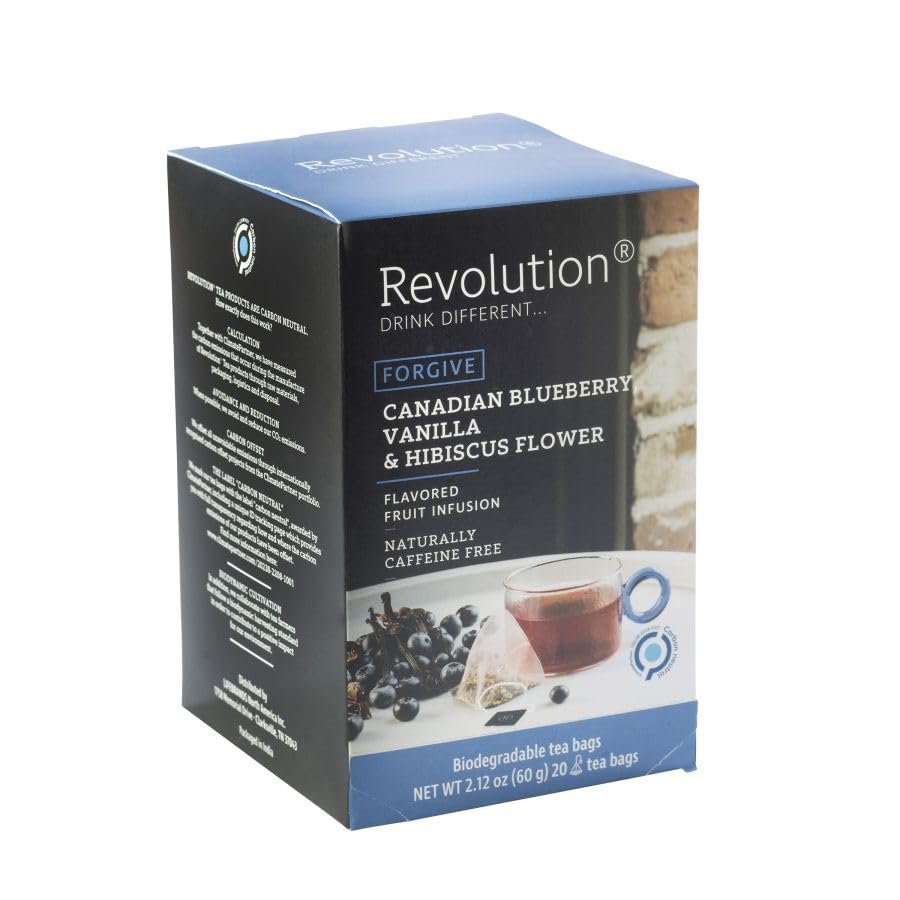 Revolution Tea 20 ct - Canadian Blueberry, Vanilla & Hibiscus