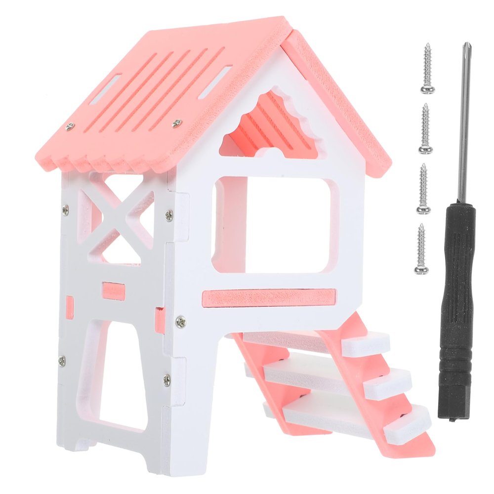 Happyyami Double-Deck Hamster House