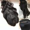 Natural-Looking European Human Hair Topper for Women, 12 x 13 cm Silk Top with PU Perimeter and 4 Clips, 8–22 in Natural Wavy Virgin Hair view 3