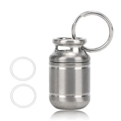 Mini Alloy Pill Storage Bottle