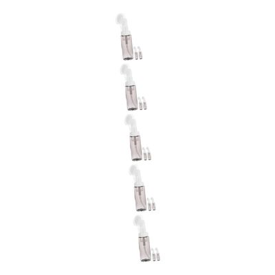 Beaupretty 15-Piece Foaming Bottle Set with Facial Cleansing Brushes, 60 mL, Black