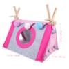 Happyyami Wooden and Felt Guinea Pig House view 2