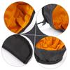 BUGUUYO 2-Pack Portable Foldable Pet Bowls, Food-Grade Nylon, Large Size, with Storage Hook view 2