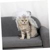 BESPORTBLE Cat Bridal Veil, Adjustable White Headpiece for Weddings, Cosplay, Birthday Parties and Photoshoots view 2