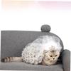 BESPORTBLE Cat Bridal Veil, Adjustable White Headpiece for Weddings, Cosplay, Birthday Parties and Photoshoots view 3