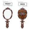 minkissy Folding Vintage Hand Mirror for Women view 2